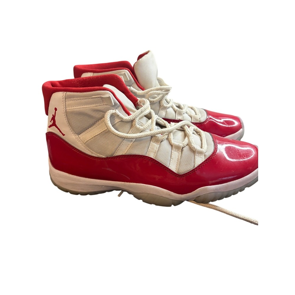 Jordan 11 Retro Cherry 2022 White Varsity Red CT8012-116 Mens Basketball Shoes
